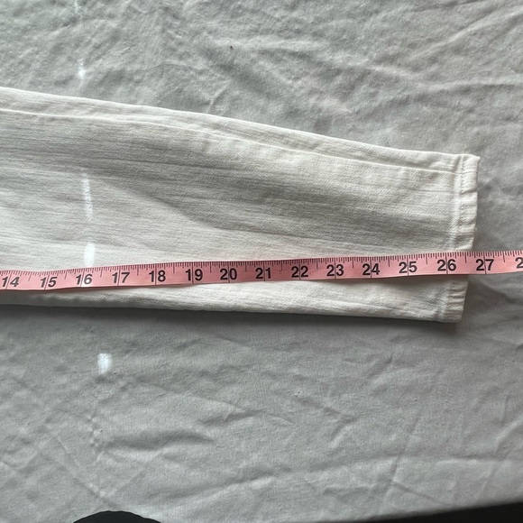 Loft Outlet like new White Skinny Ankle jeans size 6 - Picture 12 of 14